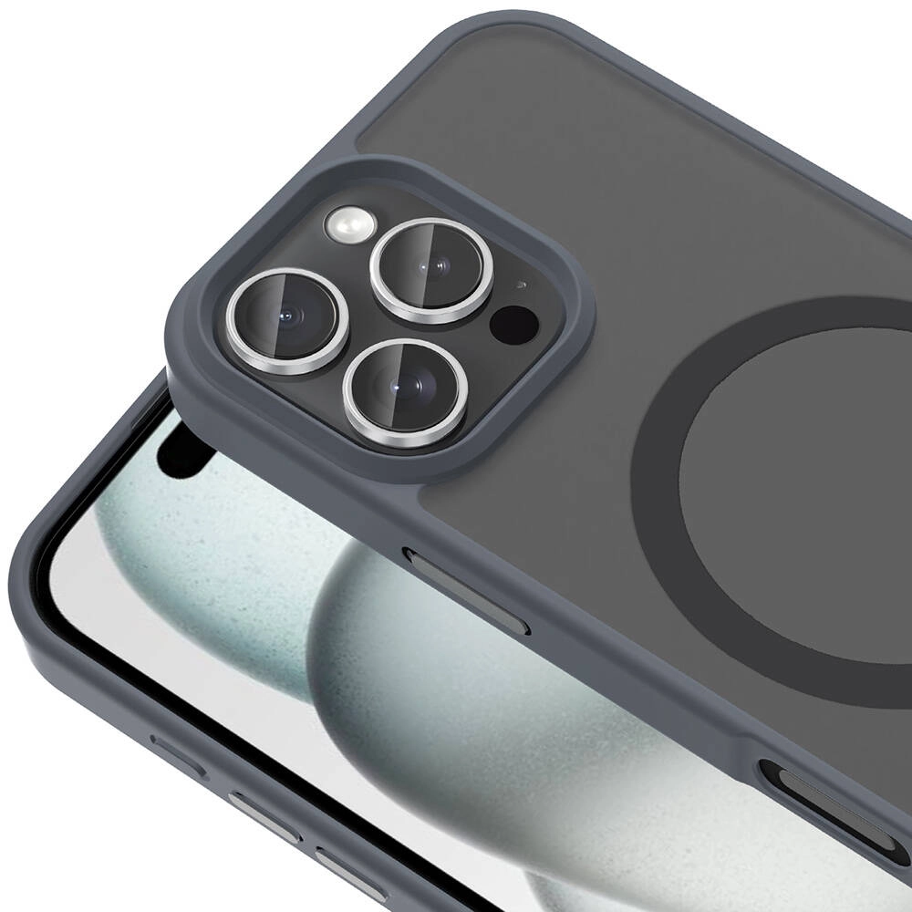 iPhone Uyumlu 16 Pro Kılıf M-safe Şarj Özellikli Mat Arka Yüzey Zore Sio Kapak