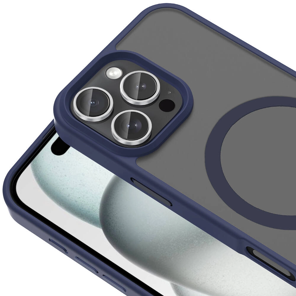 iPhone Uyumlu 16 Pro Max Kılıf M-safe Şarj Özellikli Mat Arka Yüzey Zore Sio Kapak