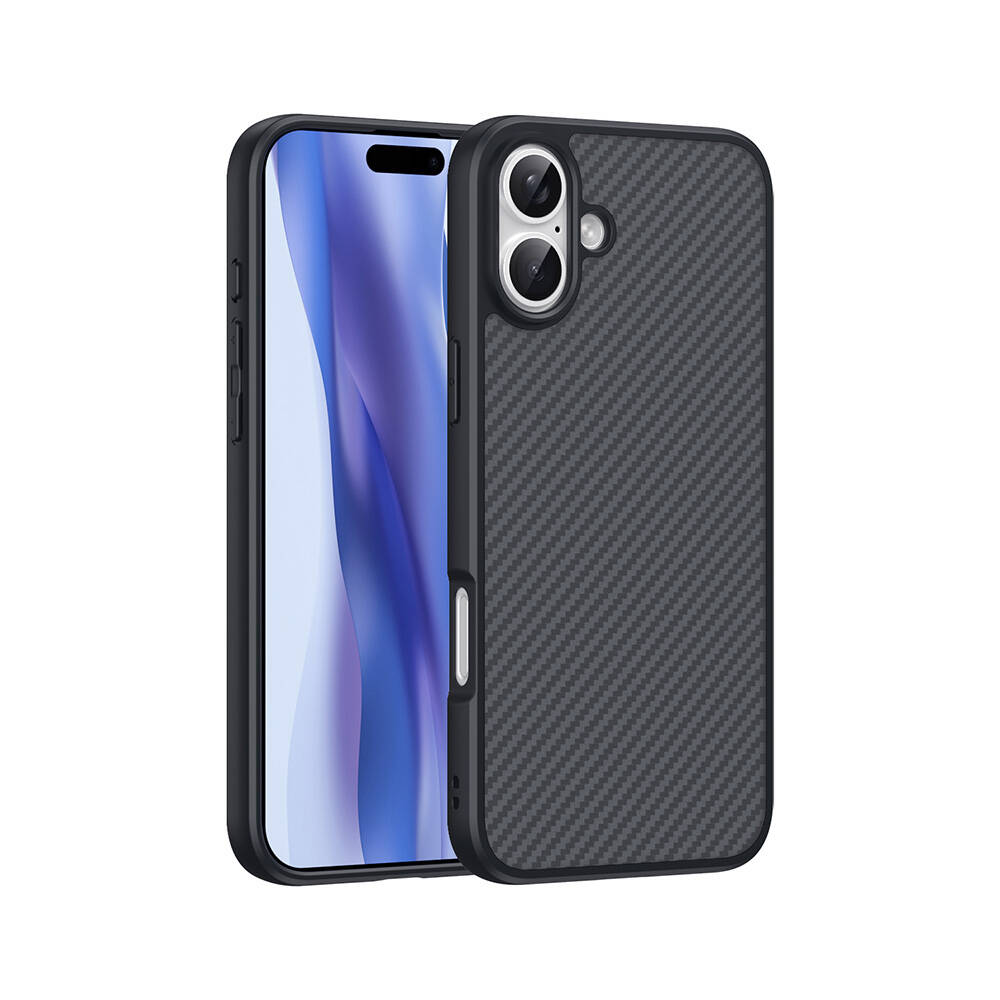 iPhone Uyumlu 16 Plus Kılıf M-safe Şarj Özellikli Karbon Fiber Tasarımlı Zore Elnino Kapak