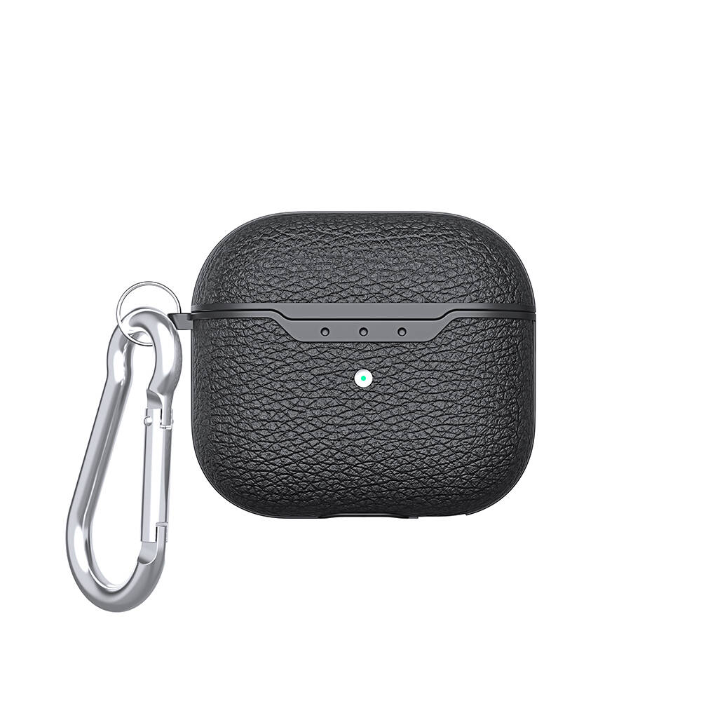 Airpods Uyumlu 4 Kılıf Zore Airbag 03 Silikon-Siyah