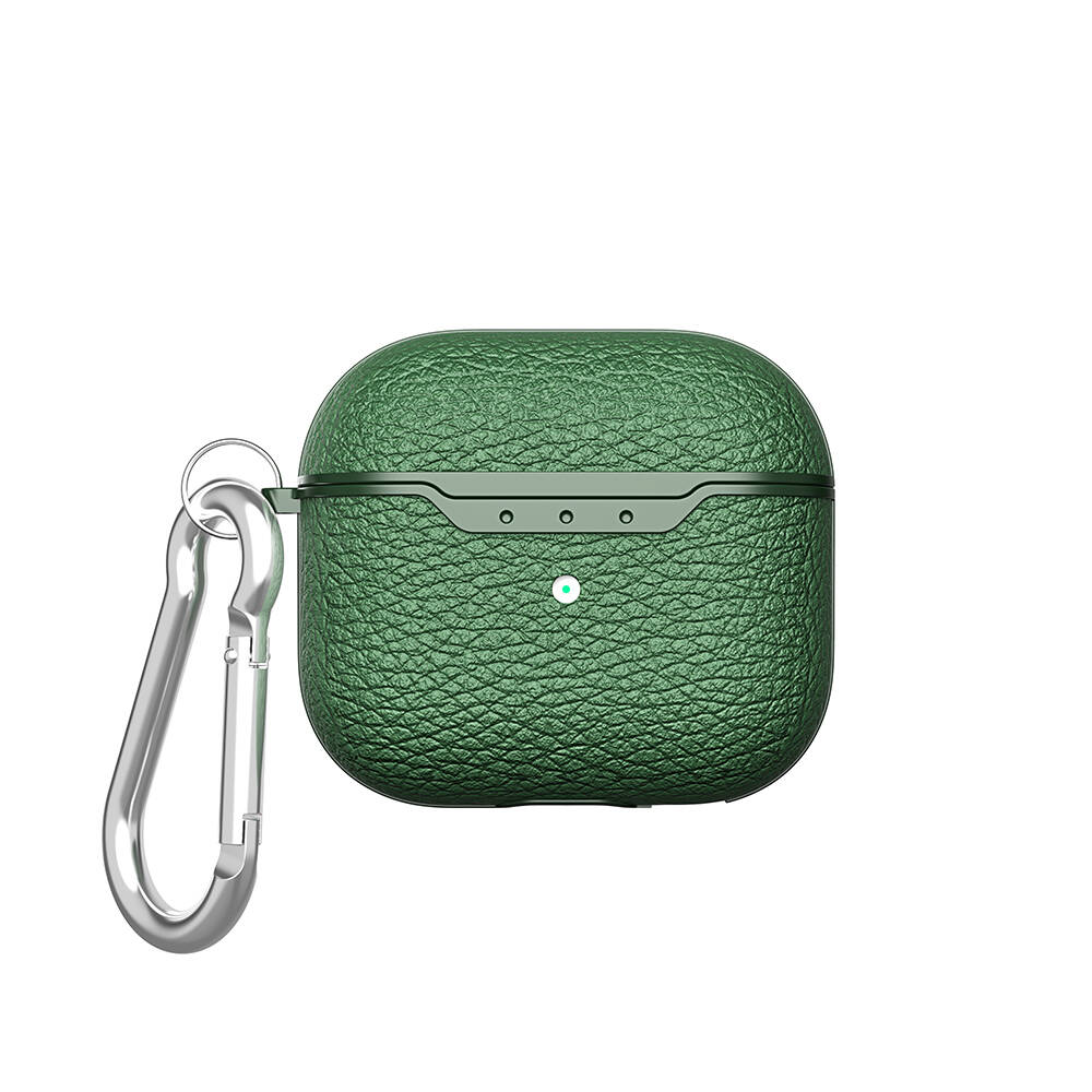 Airpods Uyumlu 4 Kılıf Zore Airbag 03 Silikon-Yeşil