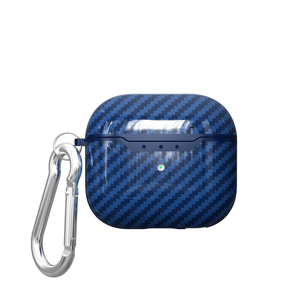 Airpods Uyumlu 4 Kılıf Zore Airbag 05 Silikon-Lacivert
