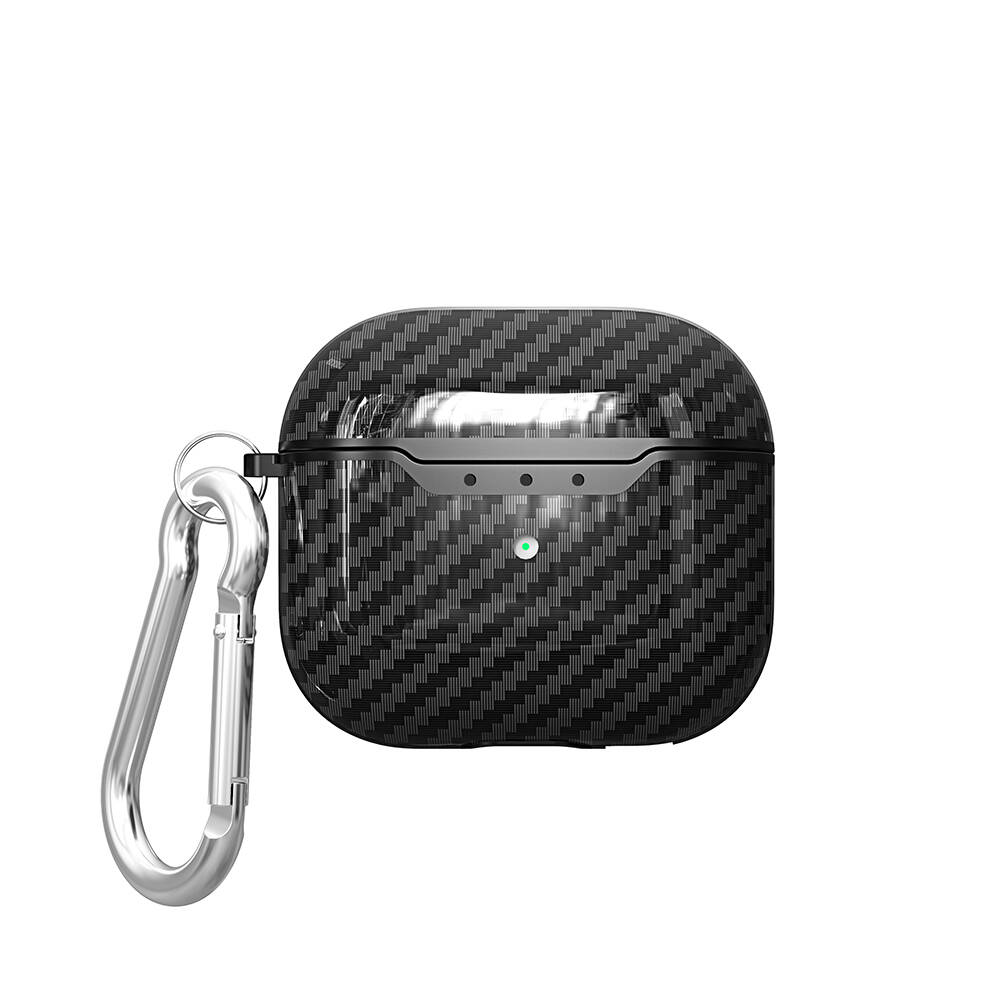 Airpods Uyumlu 4 Kılıf Zore Airbag 05 Silikon-Siyah