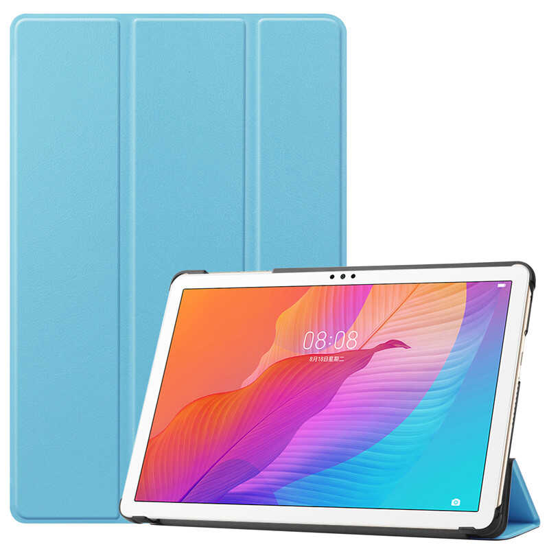 Honor Pad X8 Zore Smart Cover Standlı 1-1 Kılıf-Mavi