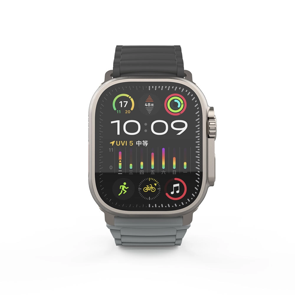 Watch Ultra 49mm Zore KRD-122 Silikon Kordon Strap Kayış