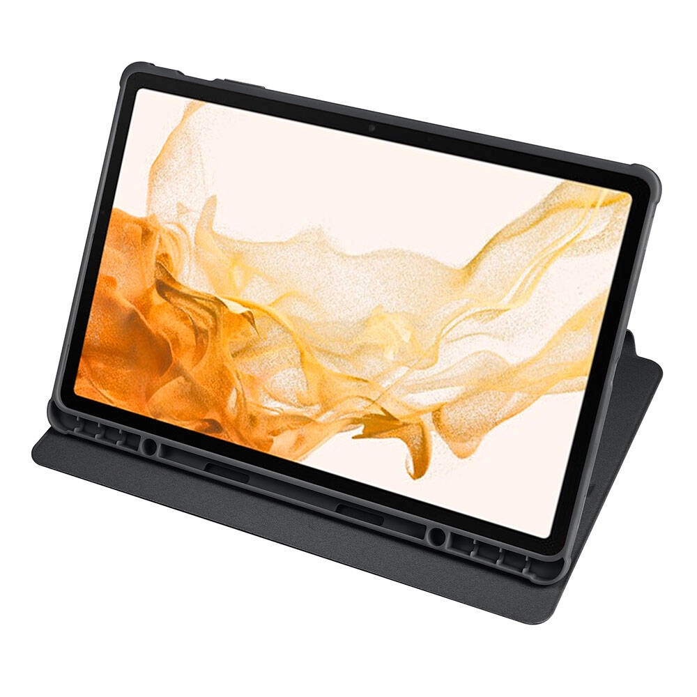 Galaxy Uyumlu Tab S10 Plus Kılıf Zore Termik Kalem Bölmeli Dönebilen Standlı Kılıf