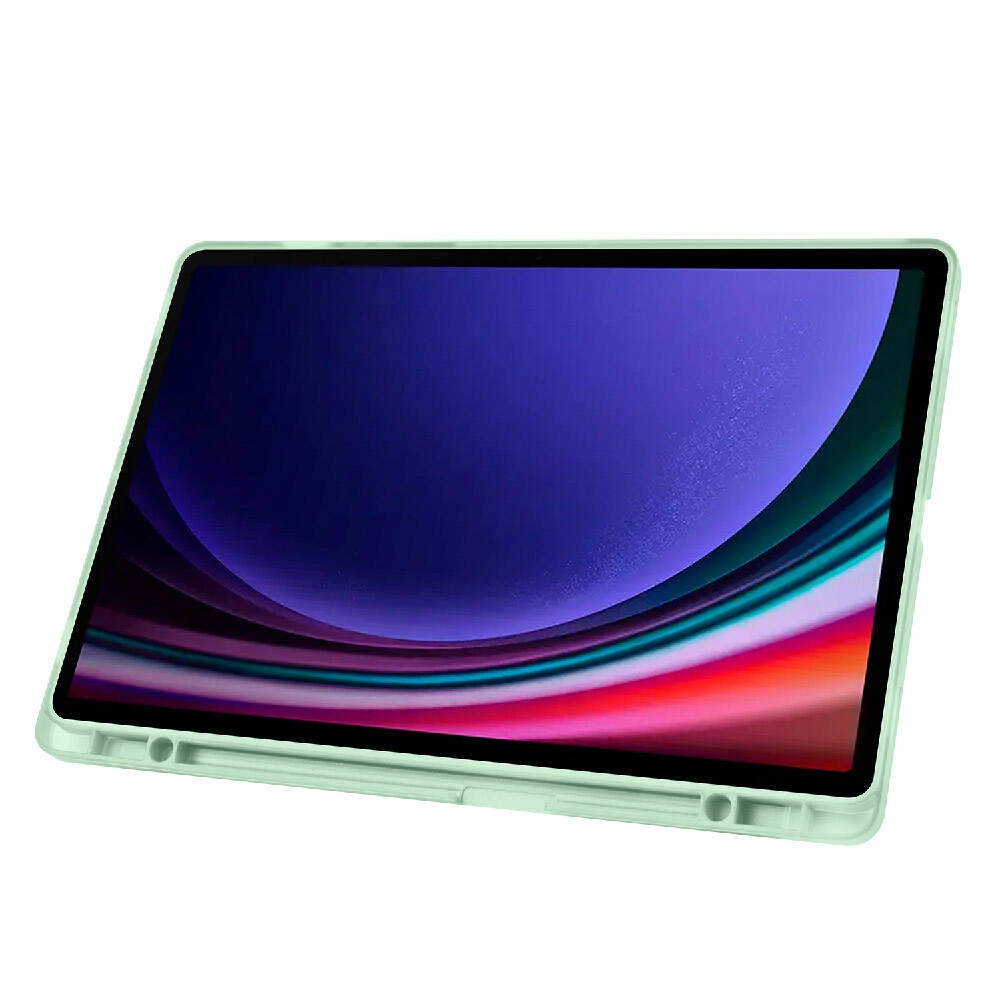 Galaxy Uyumlu Tab S10 Plus Kılıf Zore Tri Folding Kalem Bölmeli Standlı Kılıf