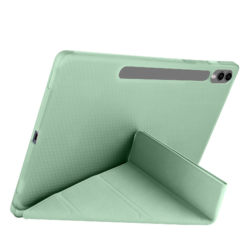 Galaxy Uyumlu Tab S10 Plus Kılıf Zore Tri Folding Kalem Bölmeli Standlı Kılıf