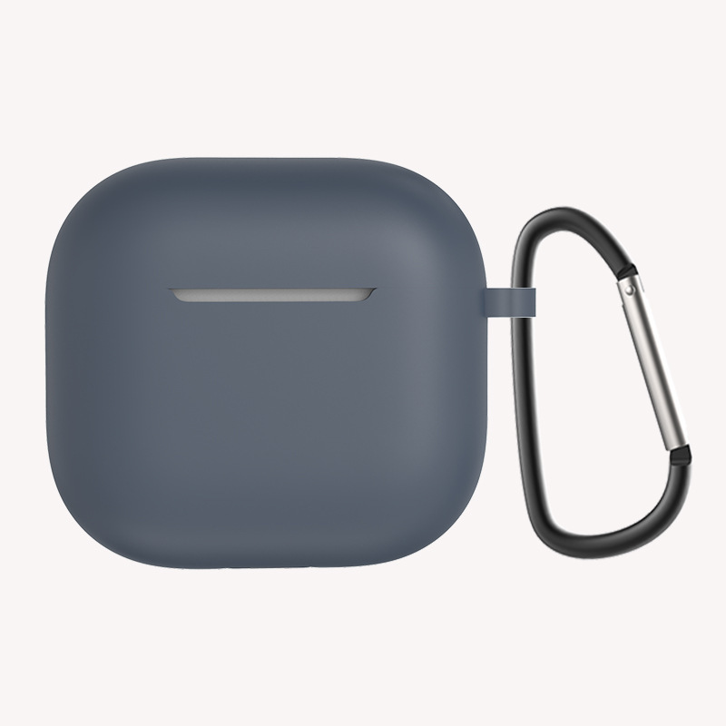 Airpods Uyumlu 4 Zore Standart Silikon Kılıf-Lacivert