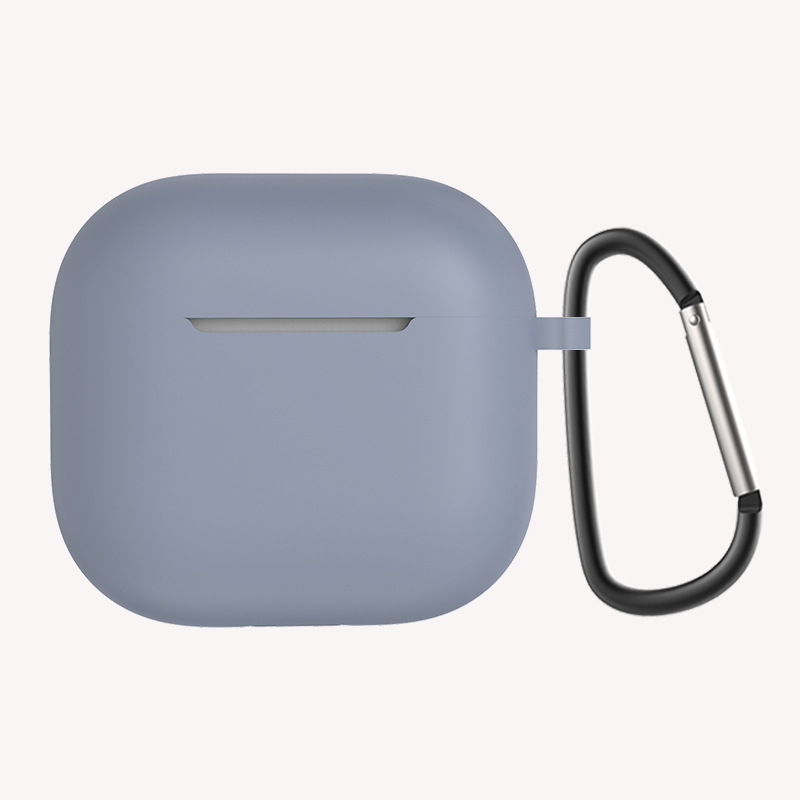 Airpods Uyumlu 4 Zore Standart Silikon Kılıf-Lavendery gray