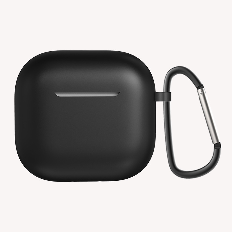 Airpods Uyumlu 4 Zore Standart Silikon Kılıf-Siyah