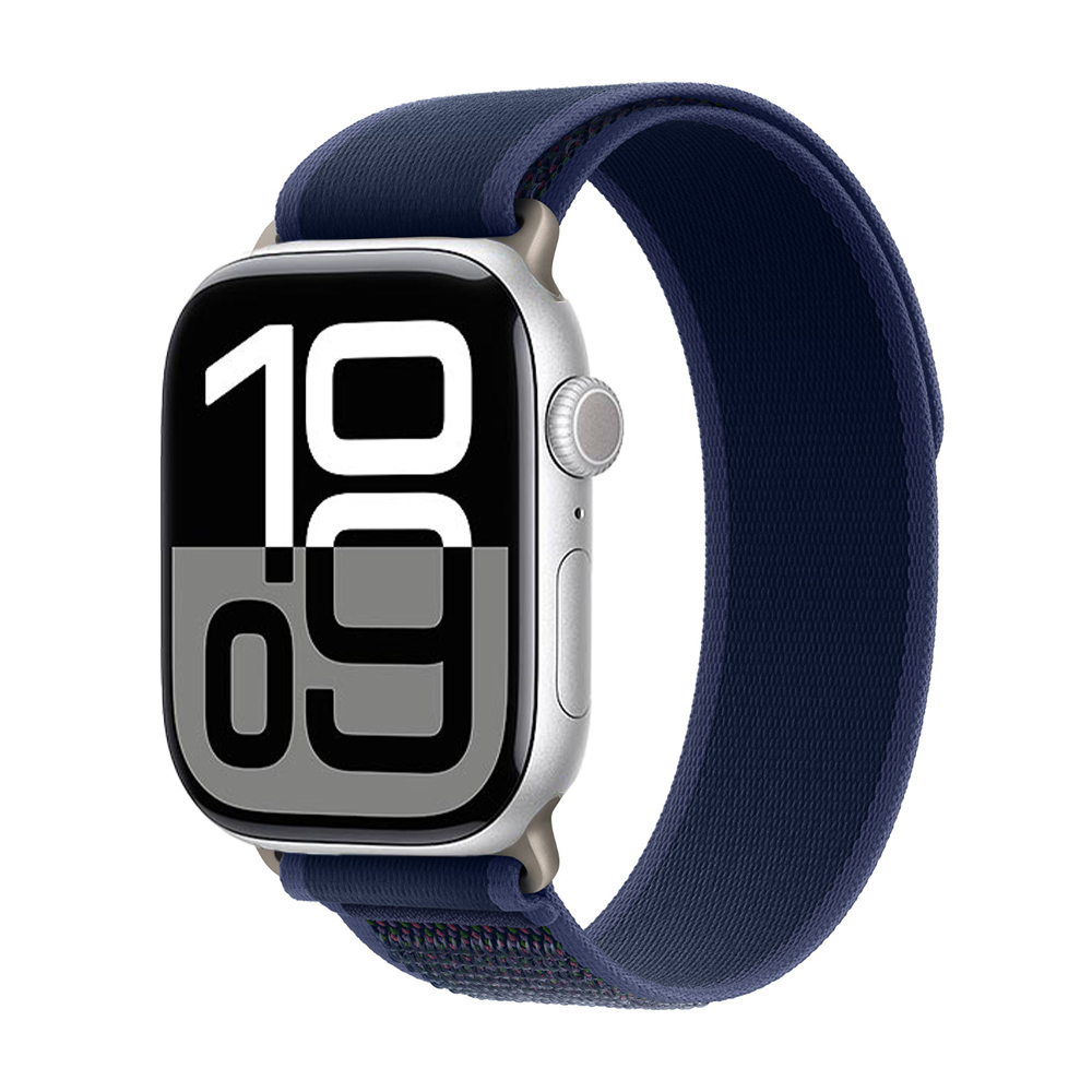 Watch 10 46mm Zore KRD-77 Hasır Kordon-Mavi