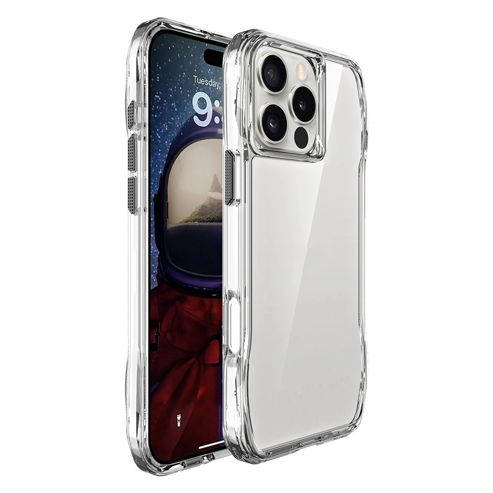 iPhone Uyumlu 16 Pro Max Kılıf Airbagli Şeffaf Zore İncek Kapak