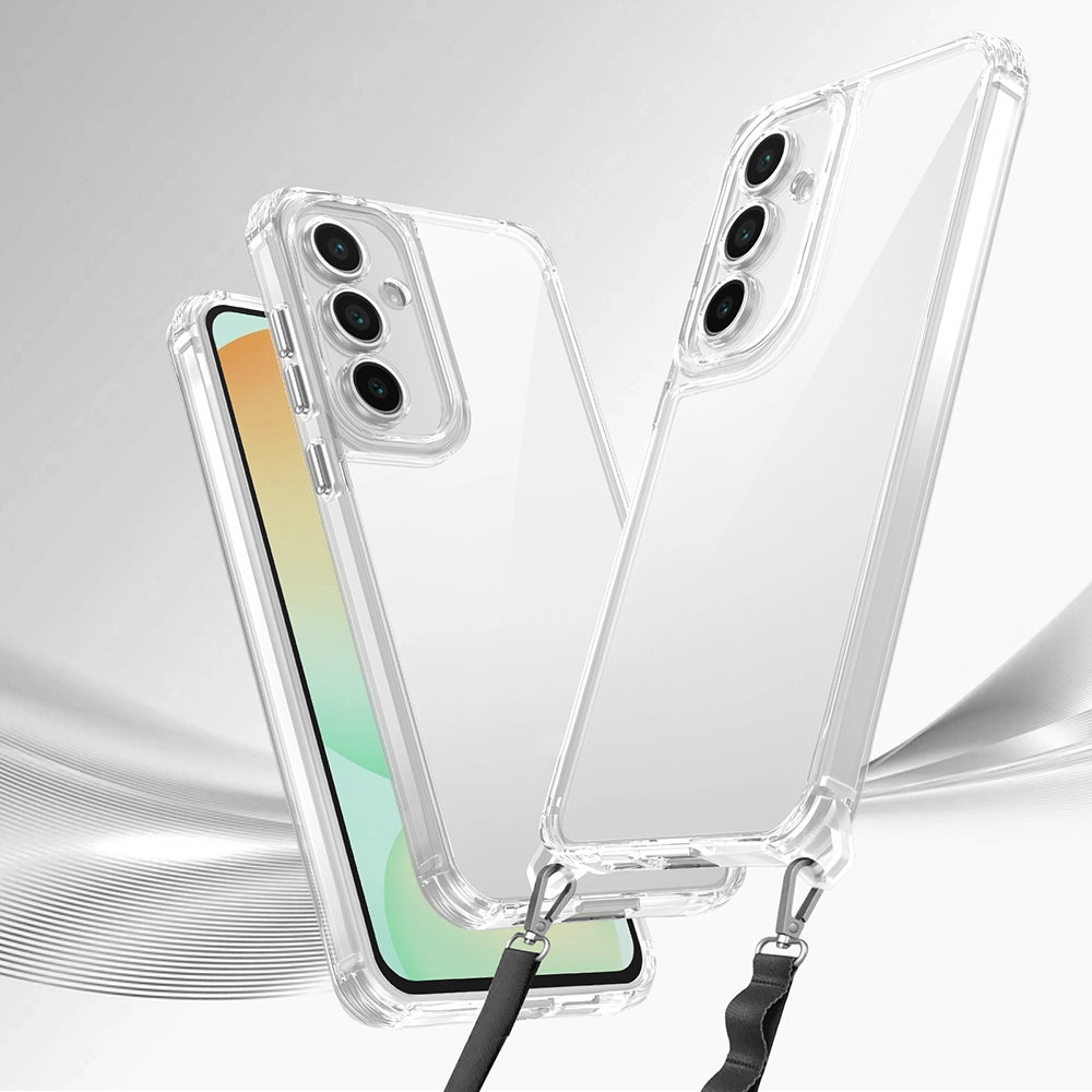 Galaxy Uyumlu A35 Kılıf Airbagli Takılabilir Askı Aparatlı Zore Snap Silikon Kapak
