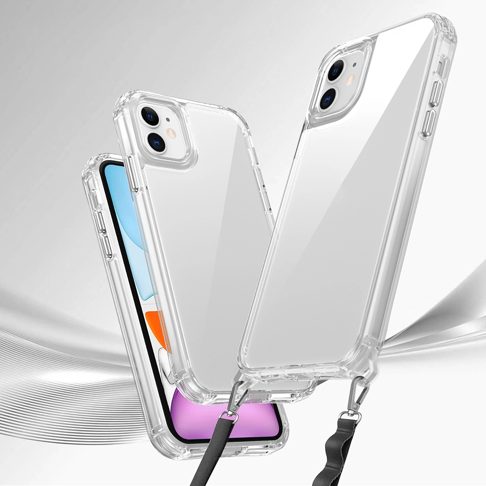 iPhone Uyumlu 11 Kılıf Airbagli Takılabilir Askı Aparatlı Zore Snap Silikon Kapak