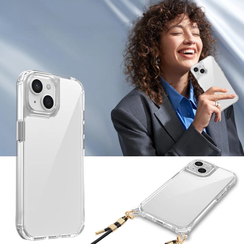 iPhone Uyumlu 13 Kılıf Airbagli Takılabilir Askı Aparatlı Zore Snap Silikon Kapak