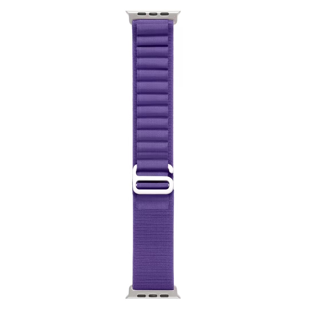 Watch 10 46mm Zore KRD-74 Hasır Kordon-Mor