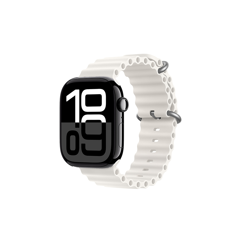 Watch 10 42mm Zore KRD-75 Silikon Kordon-Beyaz