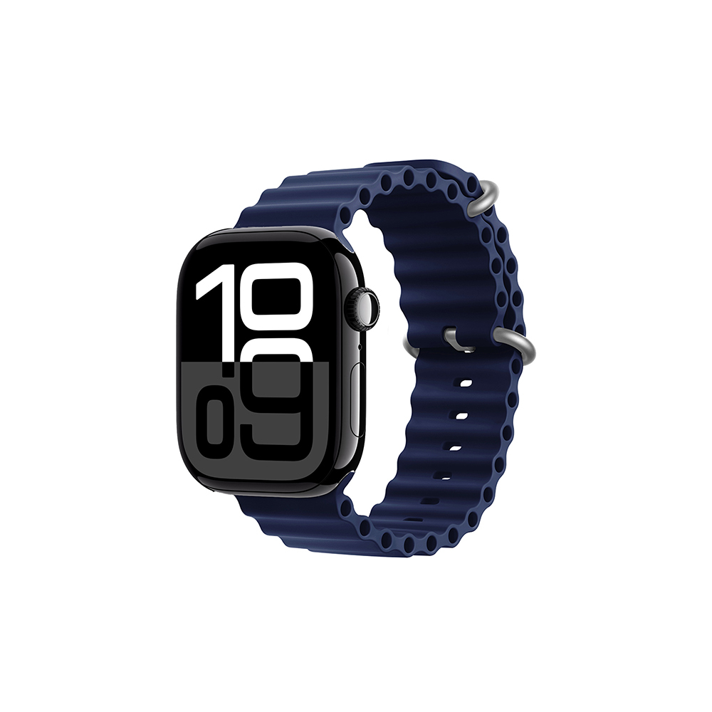 Watch 10 42mm Zore KRD-75 Silikon Kordon-Lacivert