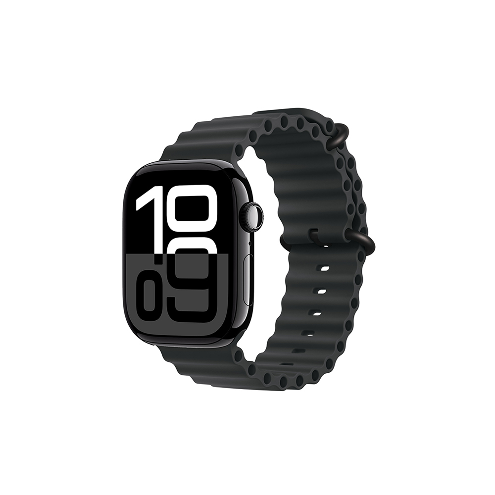 Watch 10 46mm Zore KRD-75 Silikon Kordon-Mat siyah