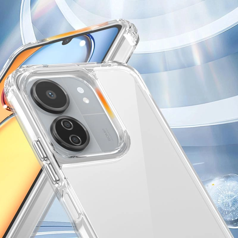 Xiaomi Uyumlu  Redmi 13C Kılıf Airbagli Takılabilir Askı Aparatlı Zore Snap Silikon Kapak
