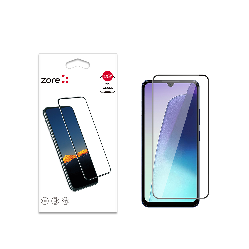 Xiaomi Uyumlu  Redmi 14C 4G Zore Kenarları Kırılmaya Dayanıklı Cam Ekran Koruyucu