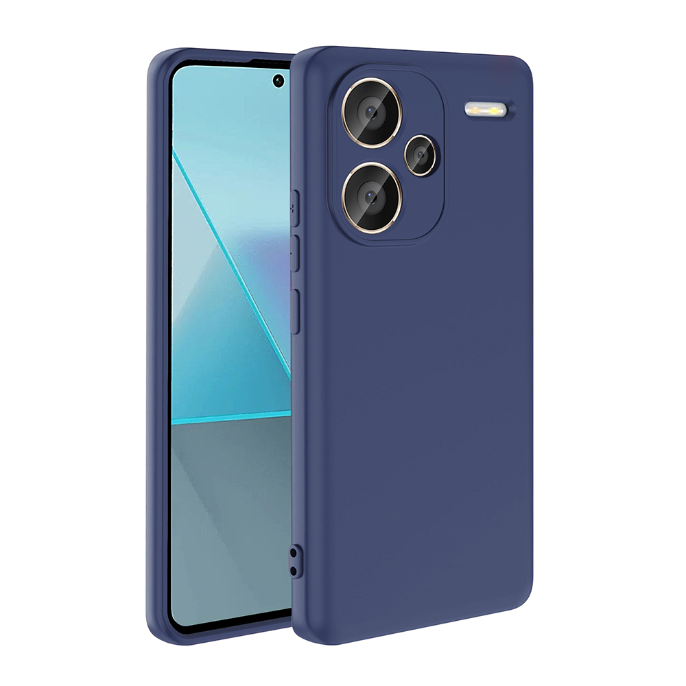 Xiaomi Uyumlu  Redmi Note 13 Pro Plus 5G Kılıf Zore Mara Lansman Kapak-Lacivert