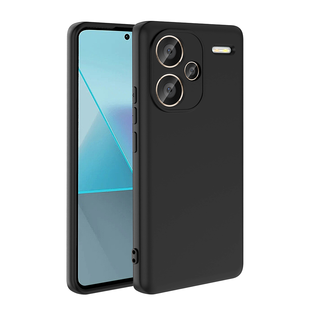 Xiaomi Uyumlu  Redmi Note 13 Pro Plus 5G Kılıf Zore Mara Lansman Kapak-Siyah