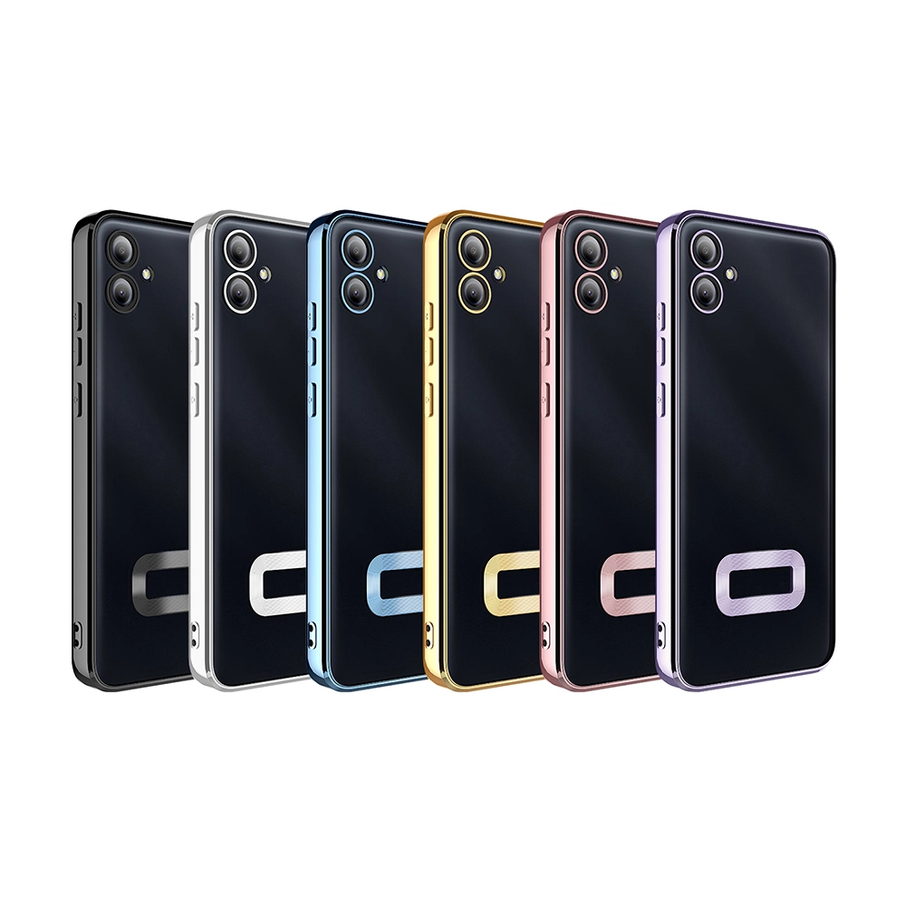 Galaxy Uyumlu A06 Kılıf Kamera Korumalı Logo Gösteren Zore Omega Kapak