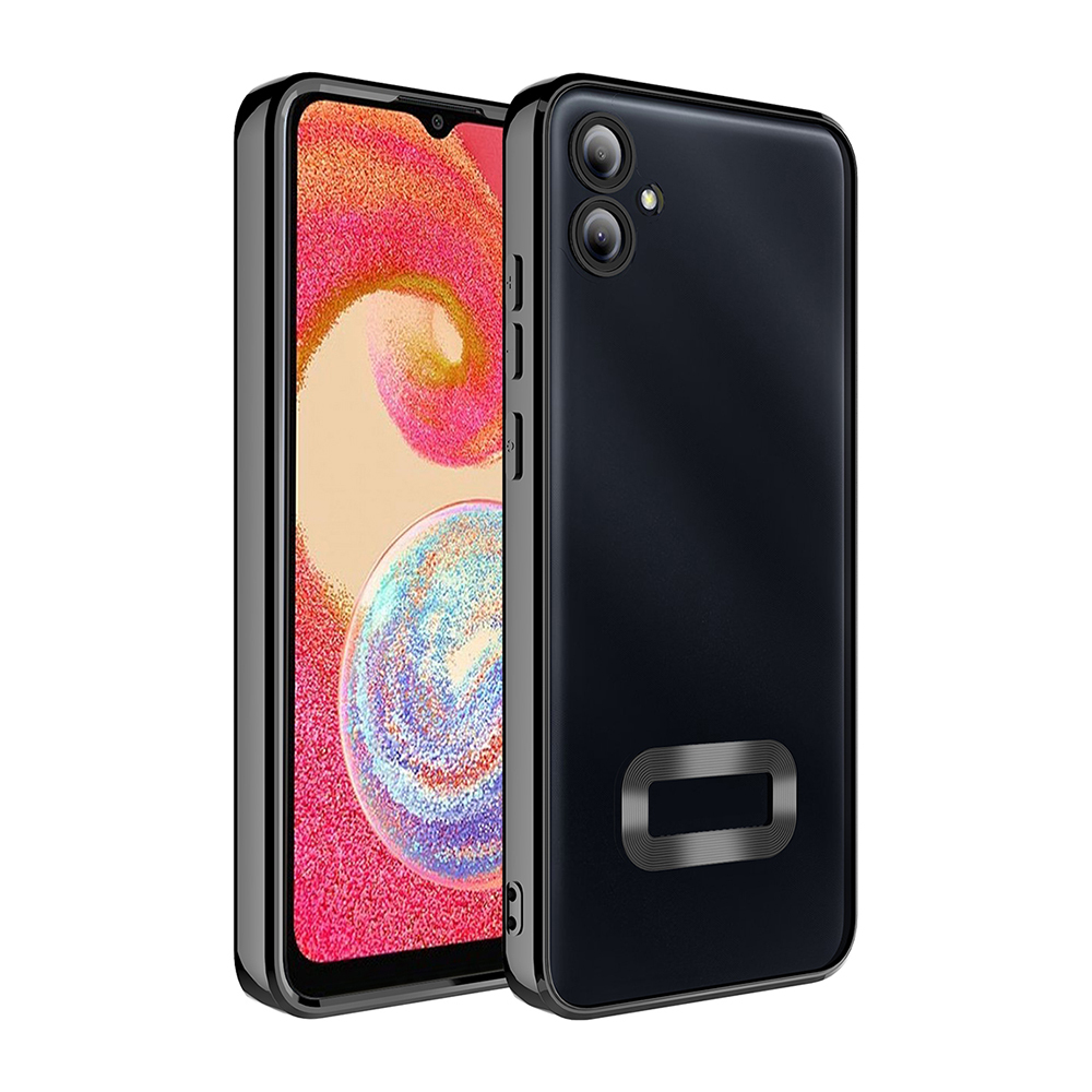 Galaxy Uyumlu A06 Kılıf Kamera Korumalı Logo Gösteren Zore Omega Kapak
