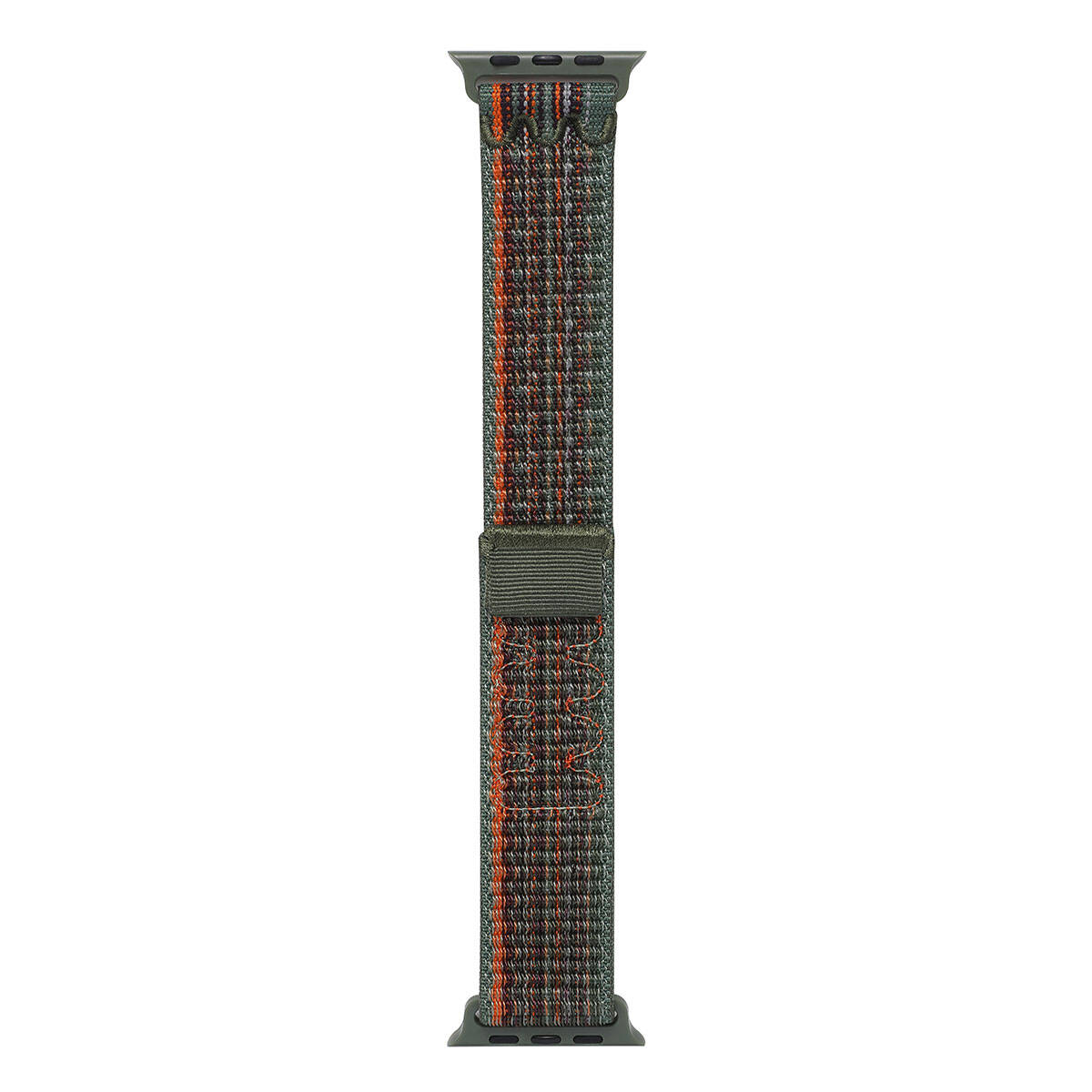 Watch 10 42mm KRD-91 Hasır Kordon Strap Kayış-Koyu yeşil