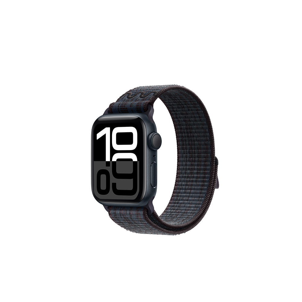 Watch 10 46mm KRD-91 Hasır Kordon Strap Kayış-Siyah-mavi