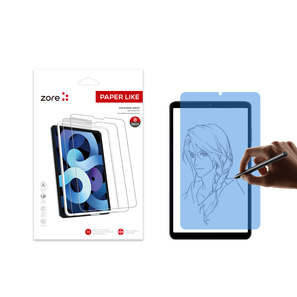 Xiaomi Uyumlu  Redmi Pad SE 8.7 Zore Kağıt Dokulu Ekran Koruyucu