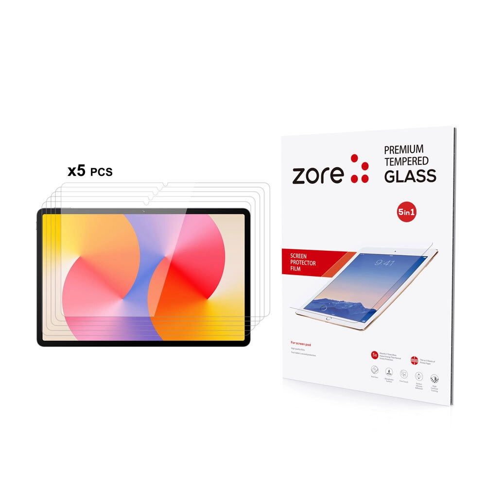 Huawei Uyumlu MatePad SE 11 Zore 5in1 Tablet Temperli Cam Ekran Koruyucu