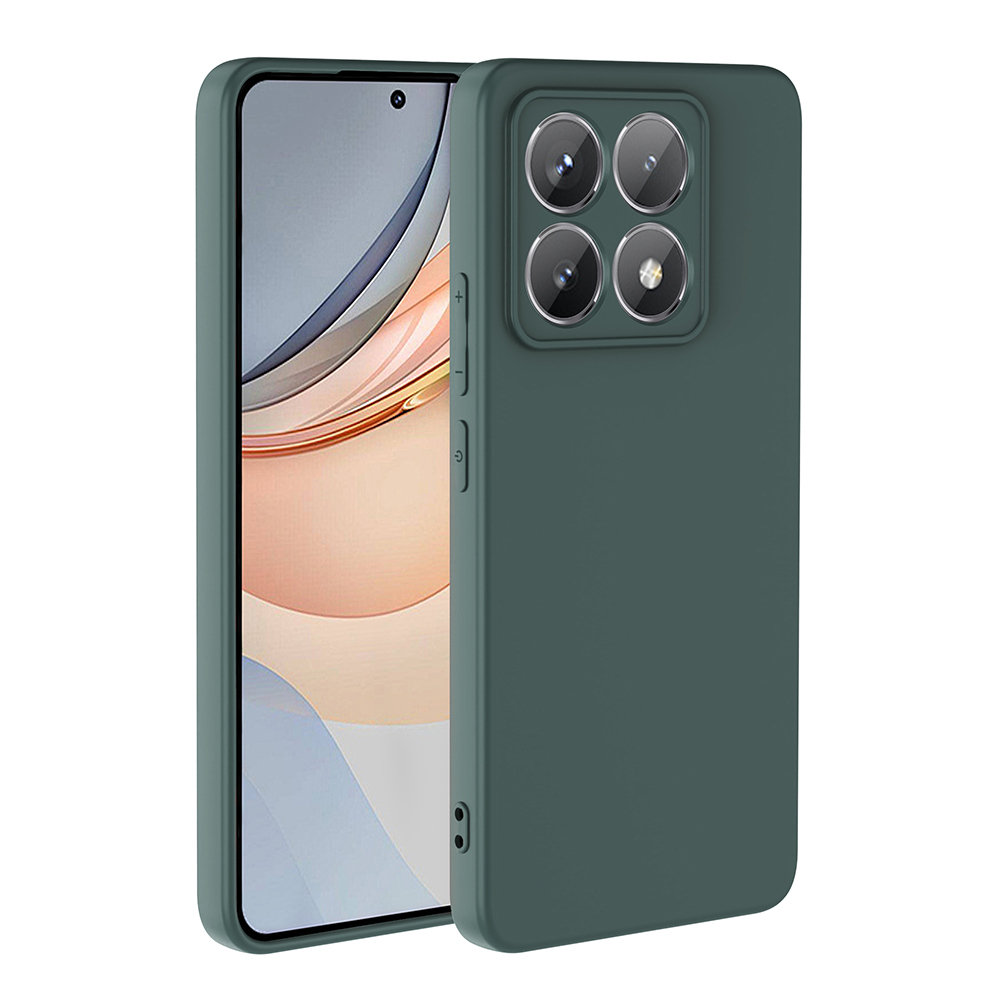 Xiaomi Uyumlu  14T Pro Kılıf Zore Mara Lansman Kapak-Koyu yeşil