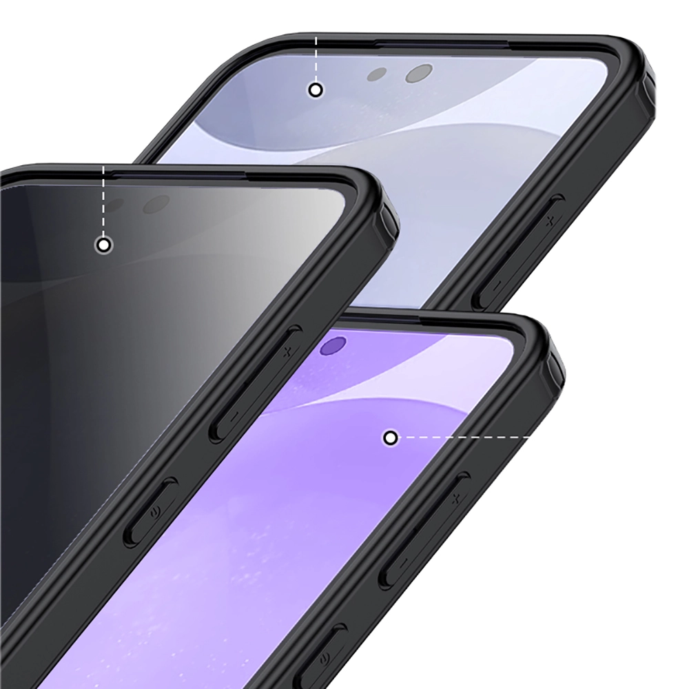 Galaxy Uyumlu S25 Kılıf Kamera Korumalı Şeffaf Arka Yüzey Zore New Roll Kapak