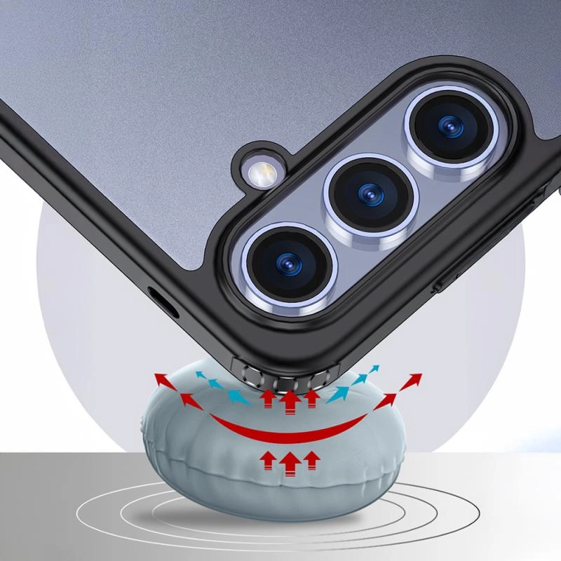 Galaxy Uyumlu S25 Kılıf Kamera Korumalı Şeffaf Arka Yüzey Zore New Roll Kapak