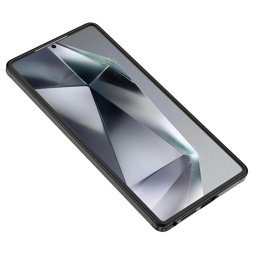 Galaxy Uyumlu S25 Ultra Kılıf Kamera Korumalı Şeffaf Arka Yüzey Zore New Roll Kapak
