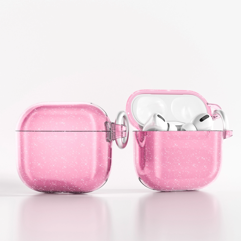 Airpods Uyumlu 4 Zore Allstar Airbag 32 Parlayan Simli Saydam Renkli Kılıf