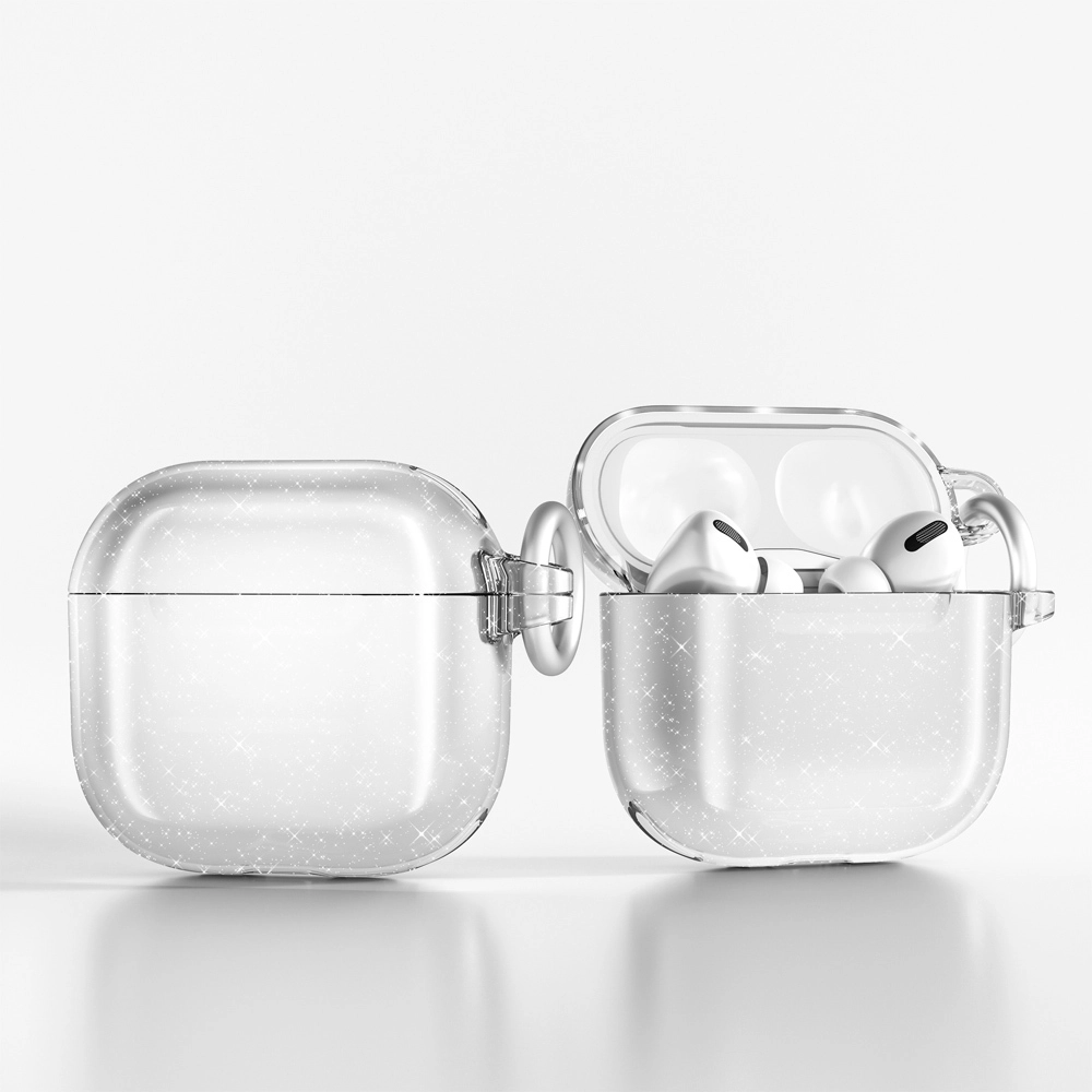 Airpods Uyumlu 4 Zore Allstar Airbag 32 Parlayan Simli Saydam Renkli Kılıf