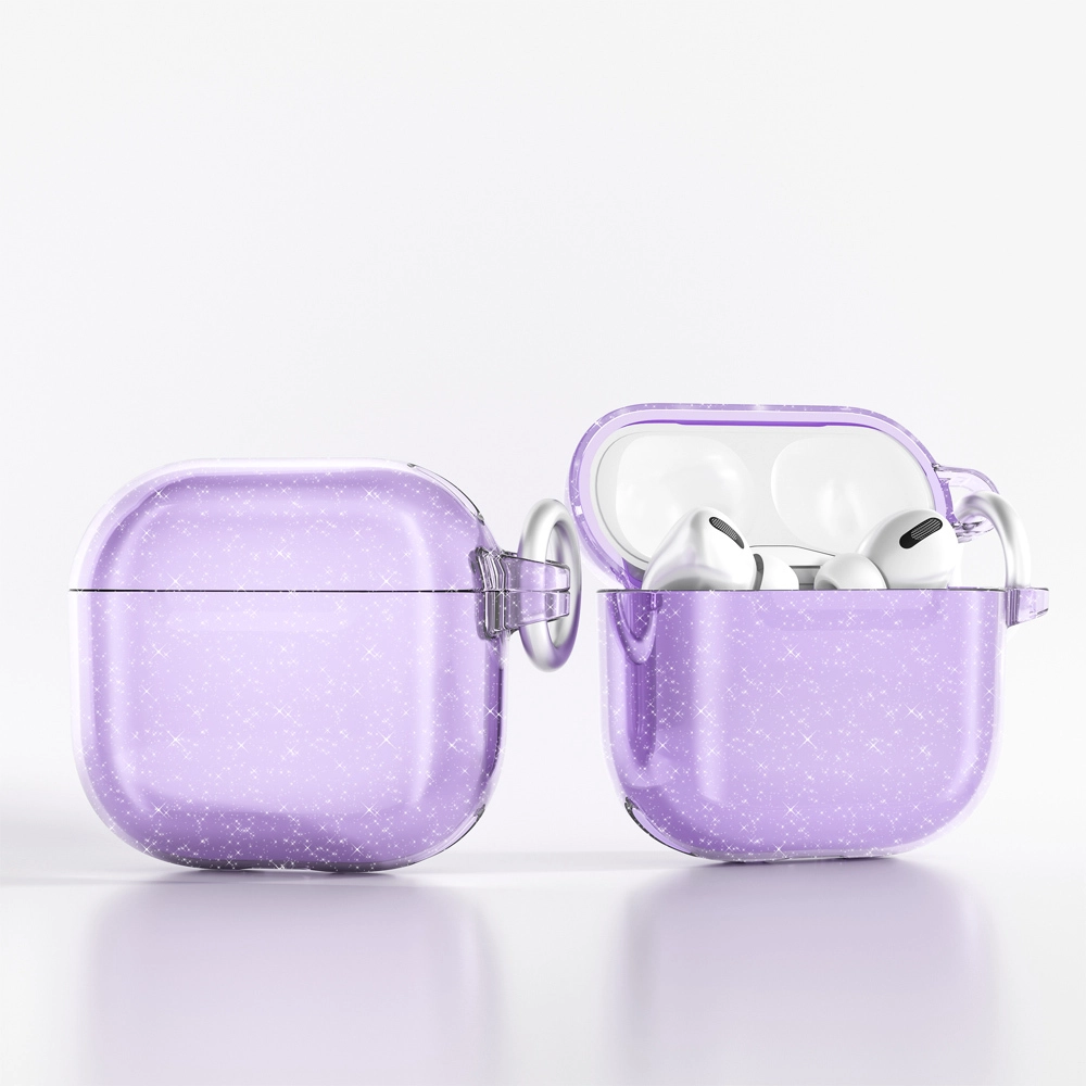 Airpods Uyumlu 4 Zore Allstar Airbag 32 Parlayan Simli Saydam Renkli Kılıf