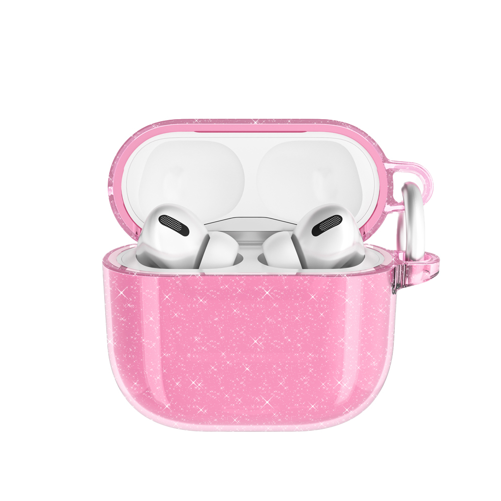 Airpods Uyumlu 4 Zore Allstar Airbag 32 Parlayan Simli Saydam Renkli Kılıf