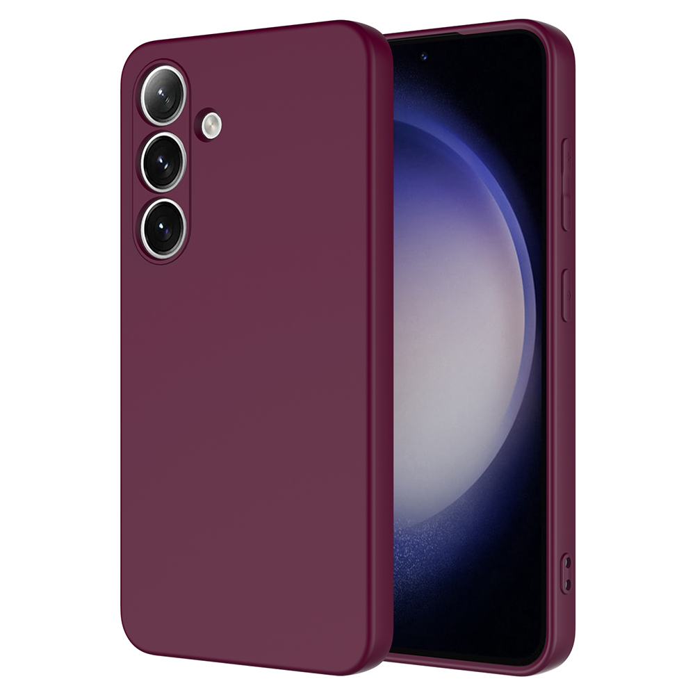 Galaxy Uyumlu S25 Plus Kılıf Zore Mara Lansman Kapak-Koyu mor