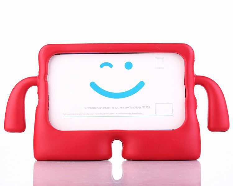 iPad Uyumlu Pro 12.9 2021 (5.Nesil) Zore Çocuk Standlı Tablet Kılıf-Kırmızı
