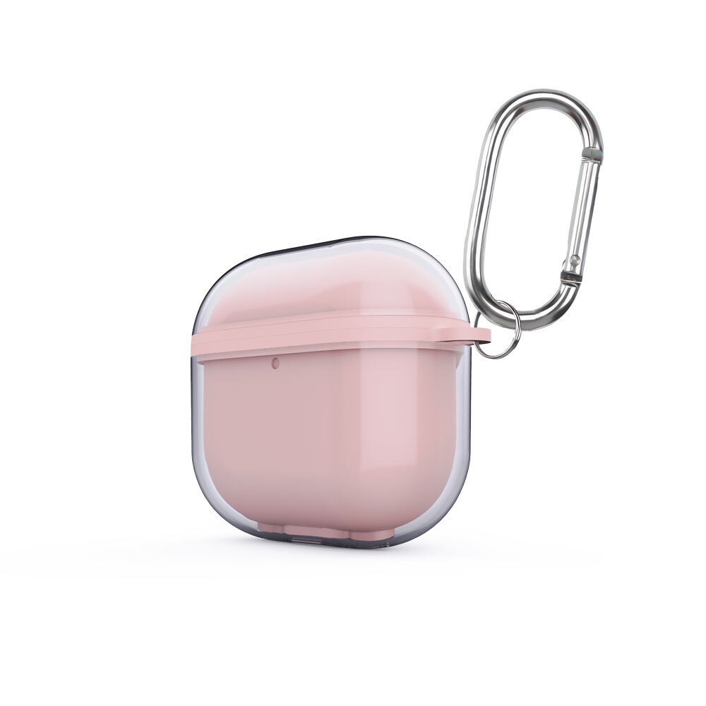 Airpods Uyumlu 4 Zore Airbag 42 Askı Aparatlı Kulaklık Kılıfı-Pembe
