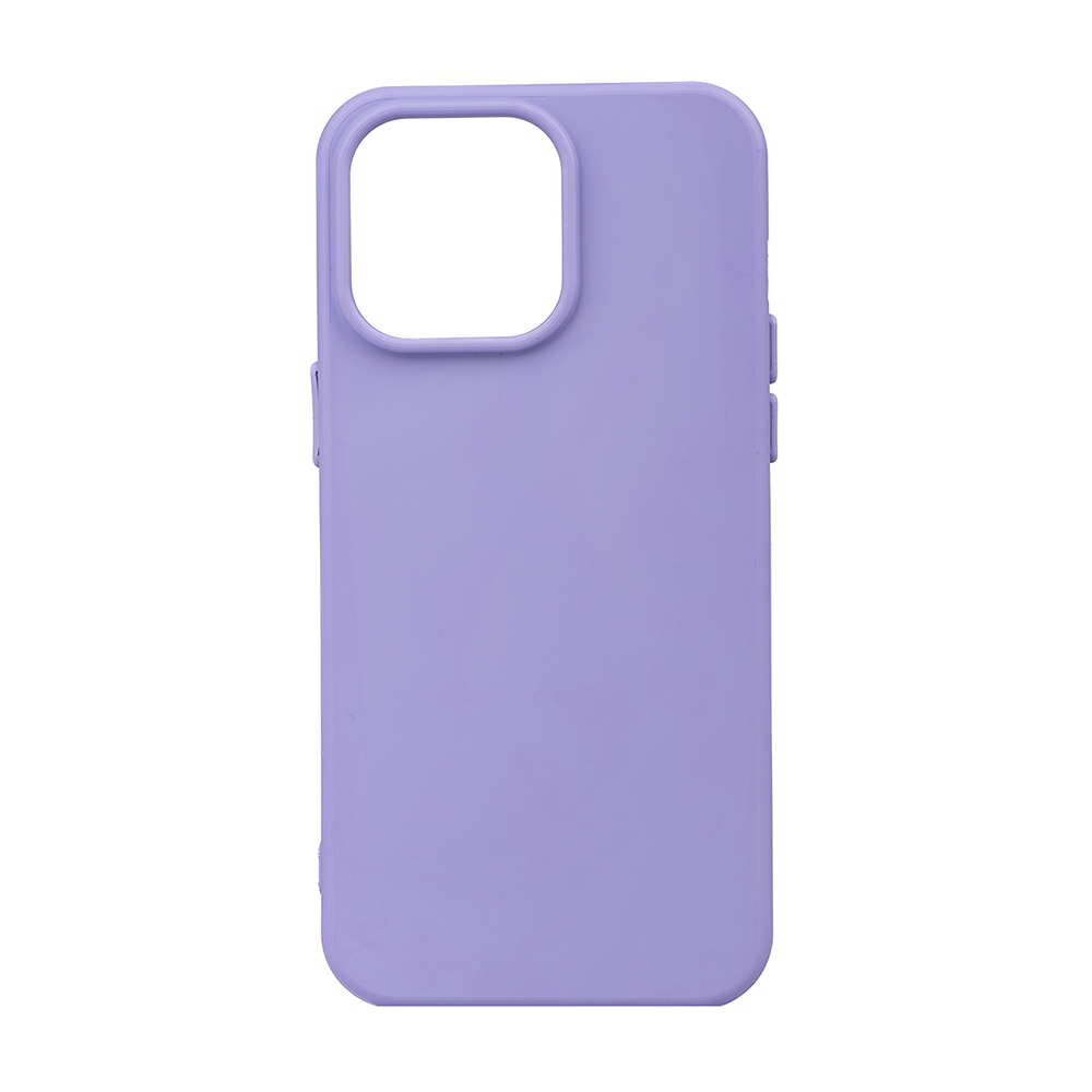 iPhone Uyumlu 15 Pro Kılıf Zore Biye Silikon-Lila