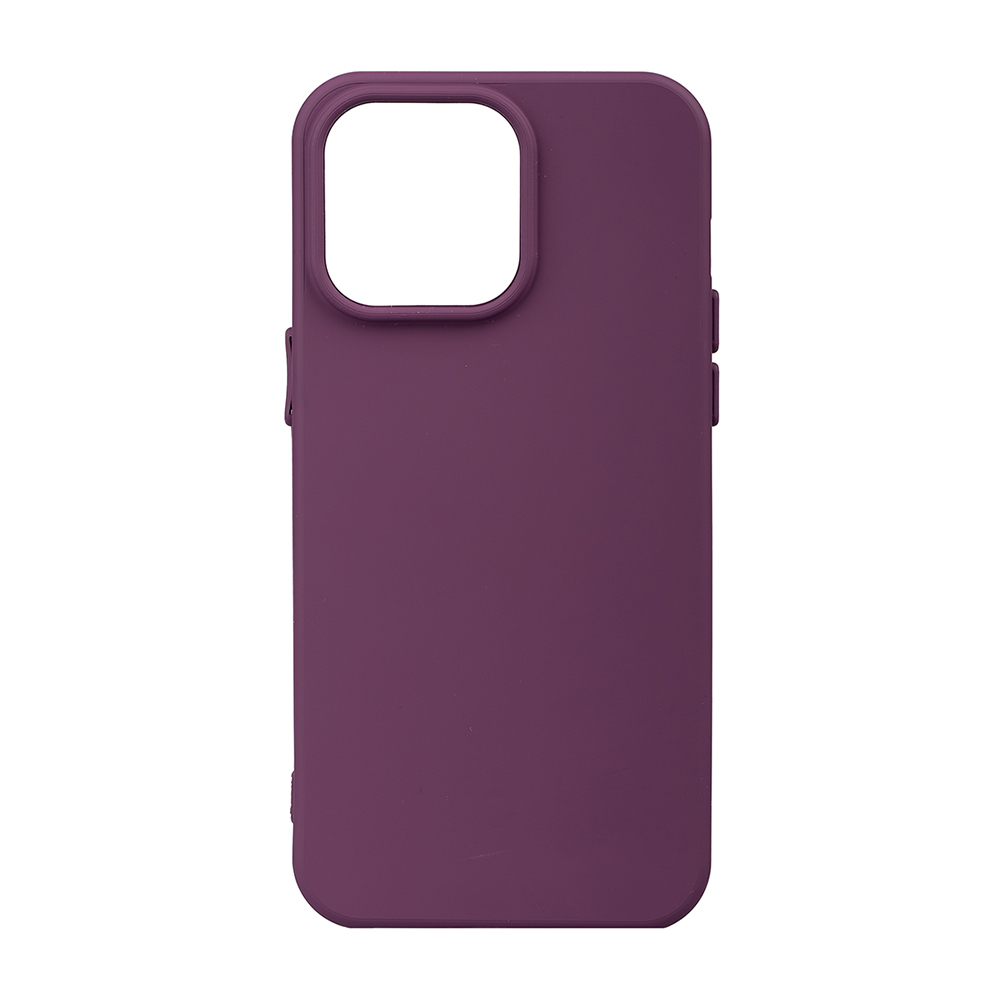 iPhone Uyumlu 15 Pro Kılıf Zore Biye Silikon-Mor