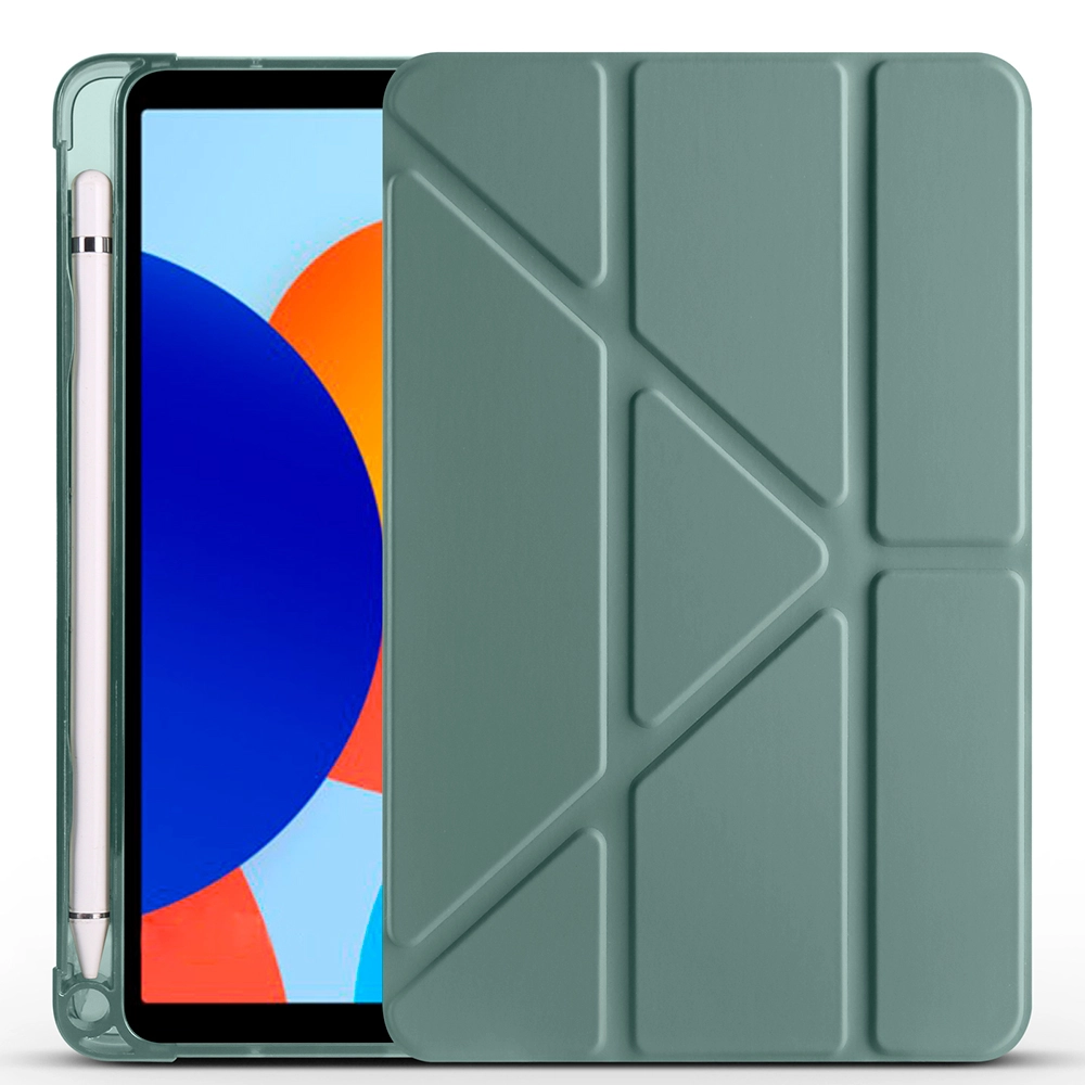 Xiaomi Uyumlu  Redmi Pad SE 8.7 Kılıf Zore Tri Folding Kalem Bölmeli Standlı Kılıf