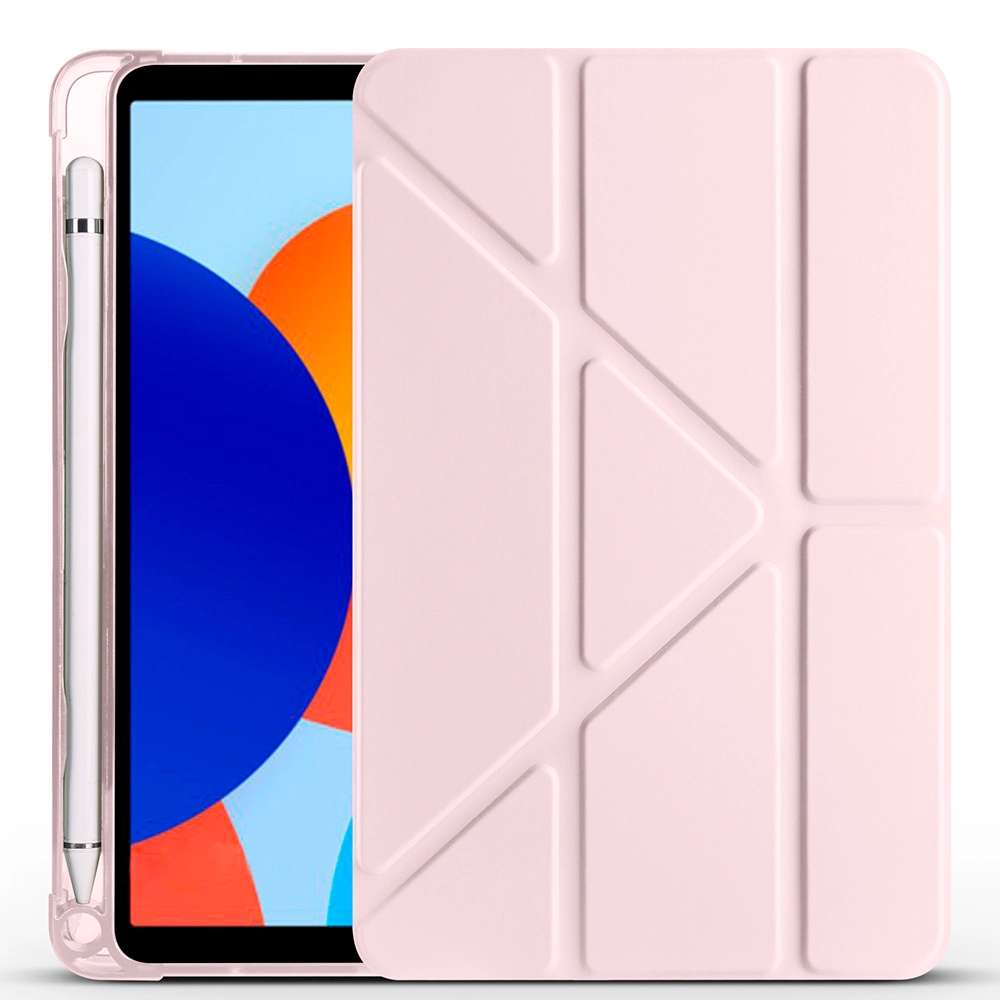Xiaomi Uyumlu  Redmi Pad SE 8.7 Kılıf Zore Tri Folding Kalem Bölmeli Standlı Kılıf