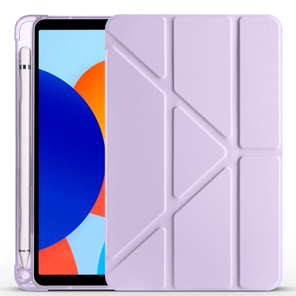 Xiaomi Uyumlu  Redmi Pad SE 8.7 Kılıf Zore Tri Folding Kalem Bölmeli Standlı Kılıf